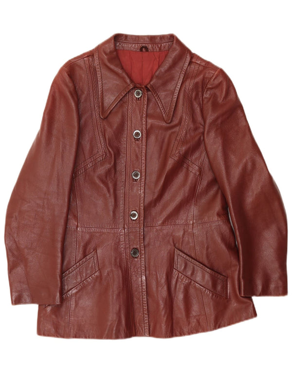 Giacca in pelle da donna Emme IT 46 Large Marrone