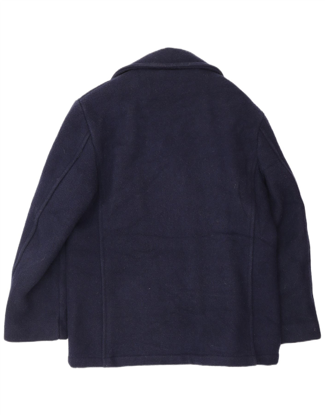 Cappotto da marinaio oversize da donna Alpha Industries UK 10 piccolo in lana blu navy