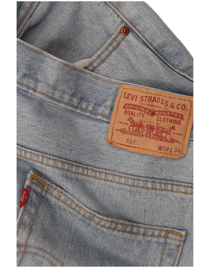 Jeans Levi's Uomo 507 Bootcut W38 L34 Blu