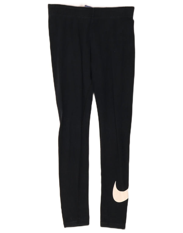 Leggings grafici da donna Nike UK 10 piccoli neri