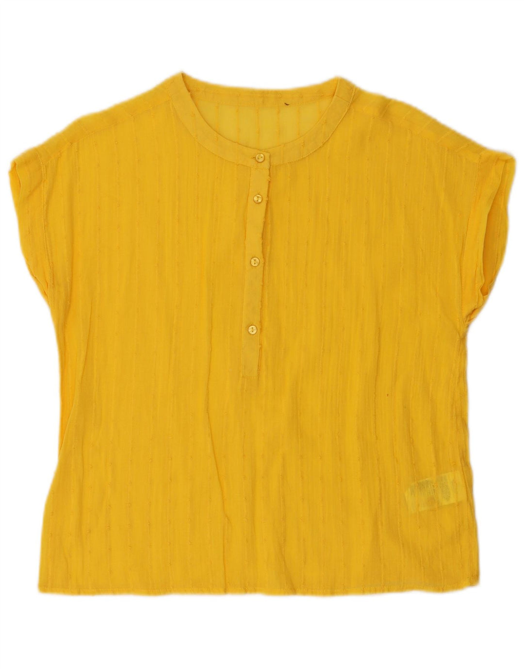 Top camicetta da donna OVS UK 16 grande cotone giallo