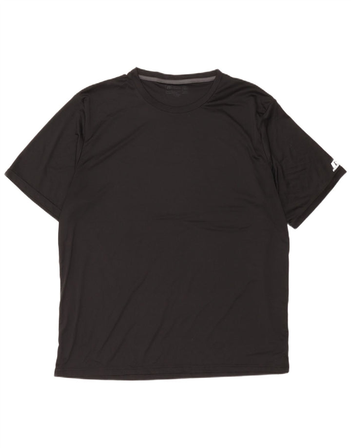 T-shirt da uomo Russell Athletic Top 3XL poliestere nero