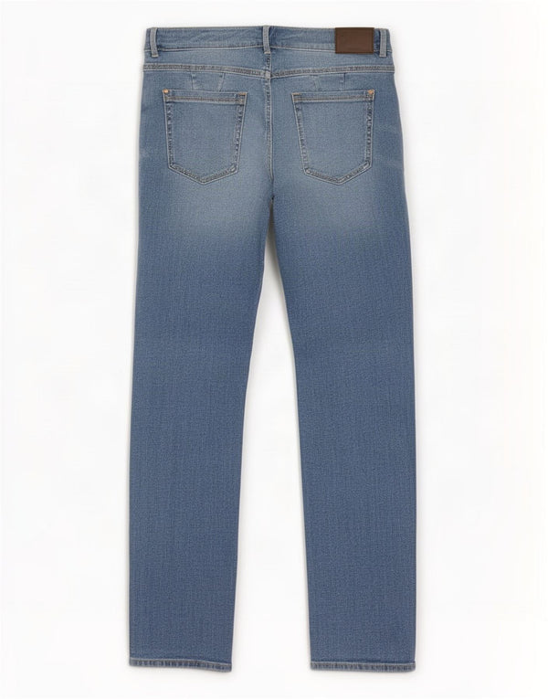 Jeans dritti Marks & Spencer da donna Sienna UK 14 medio W30 L29 blu