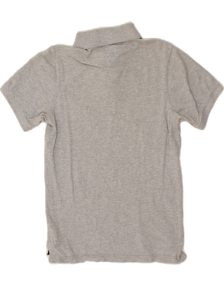 TOMMY HILFIGER Mens Polo Shirt Medium Grey Cotton Vintage Tommy Hilfiger and Second-Hand Tommy Hilfiger from Messina Hembry 