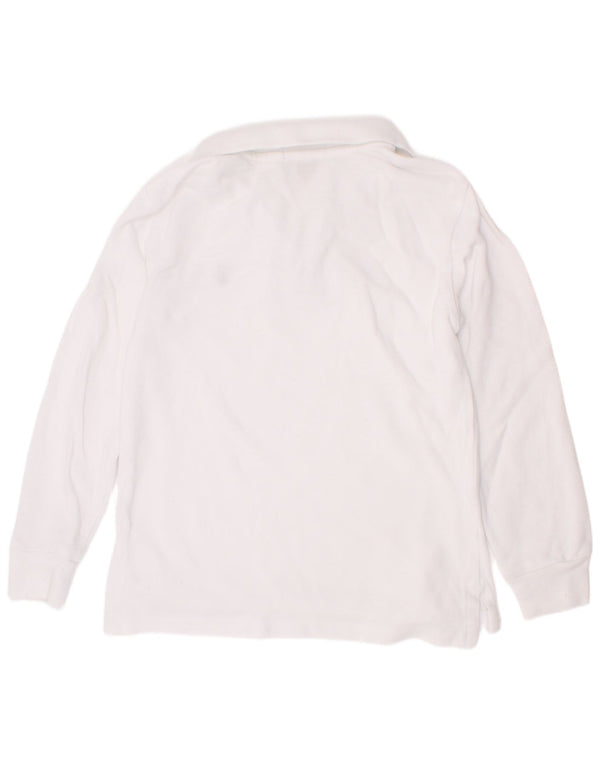 Polo Ralph Lauren Camicia a maniche lunghe da bambino 4-5 anni in cotone bianco