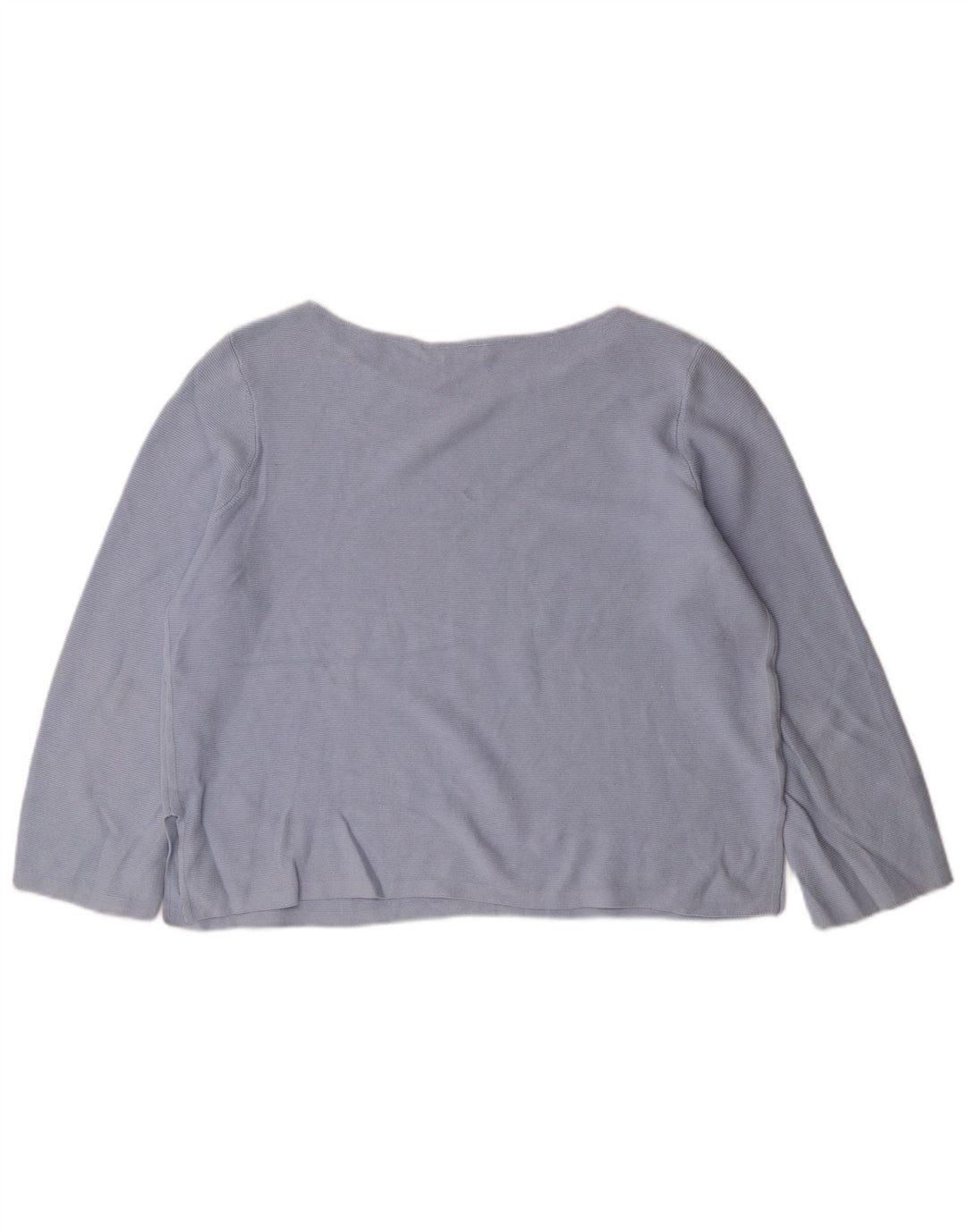 Maglione da donna con scollo a barca Hobbs UK 16 grande classico in cotone blu