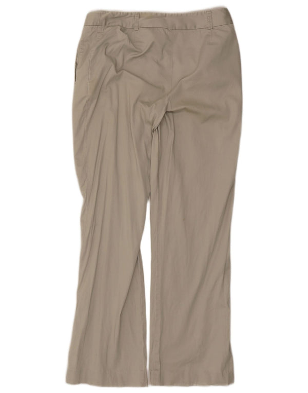 Pantaloni casual dritti da donna Marks & Spencer UK 12 medi W30 L30 Beige