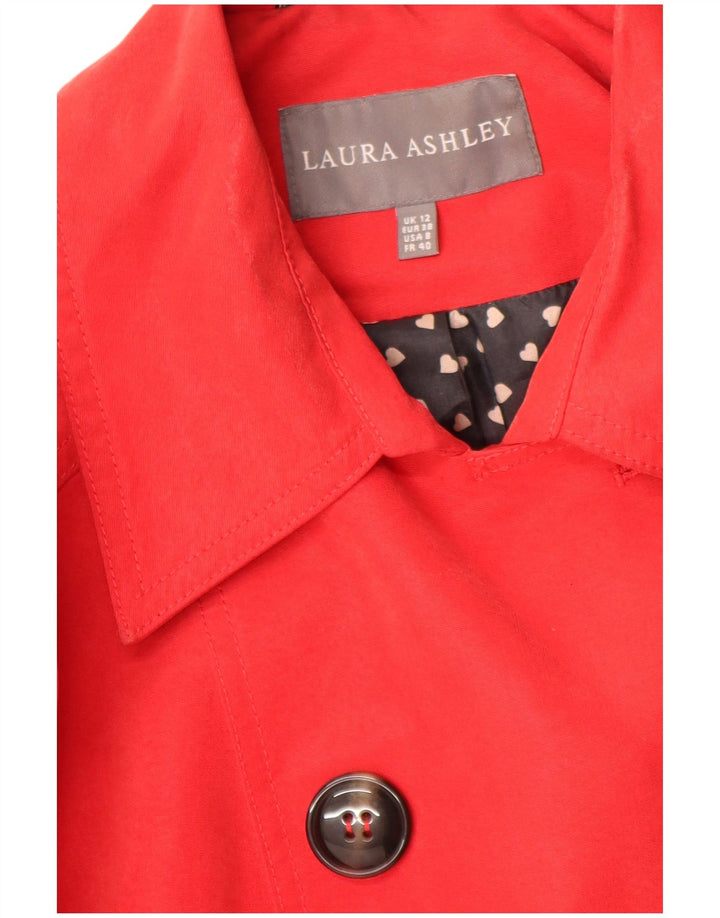 Trench da donna Laura Ashley UK 12 Medio Rosso Modale
