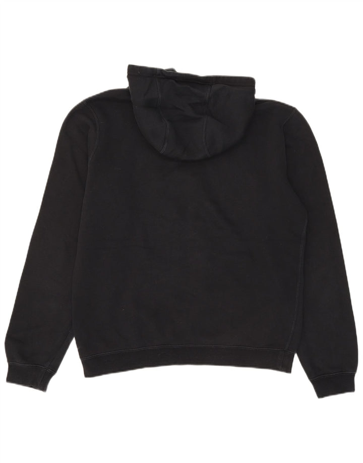 Felpa con cappuccio grafica Nike da uomo in cotone nero medio