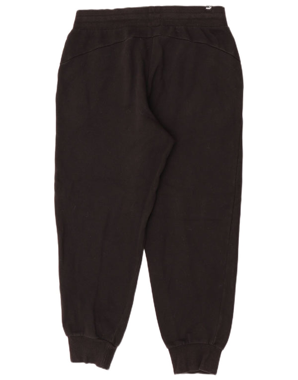 Pantaloni da tuta da uomo Puma Joggers Medium Black Cotton