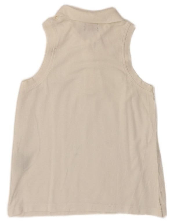 Polo senza maniche da donna KAPPA UK 12 cotone bianco medio