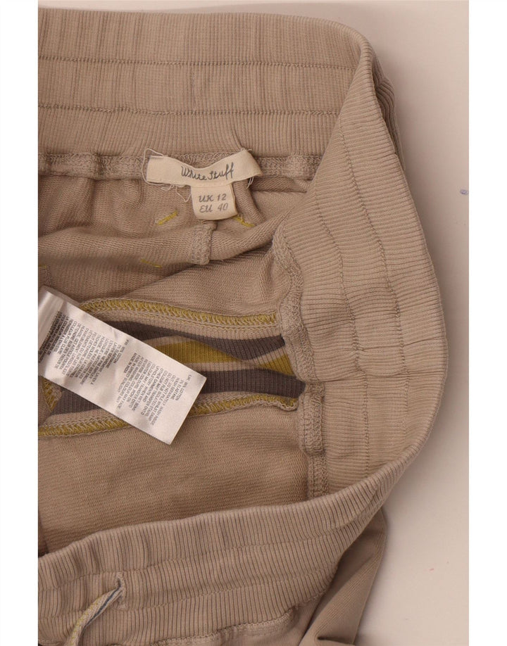 Pantaloni da tuta da donna White Stuff UK 12 Cotone color block beige medio