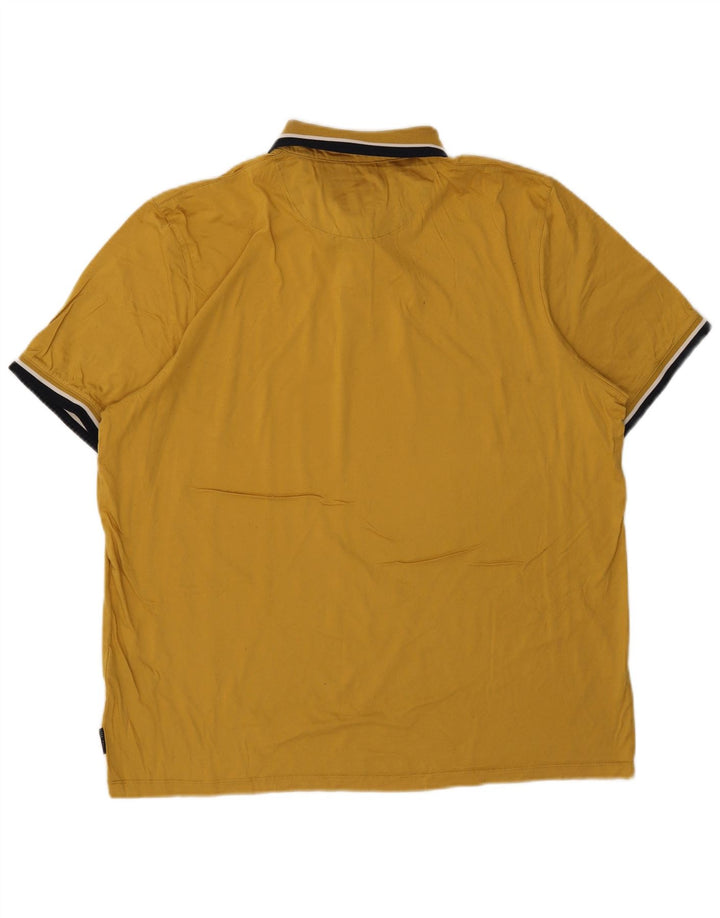 Polo da uomo Ted Baker taglia 7 3XL cotone giallo