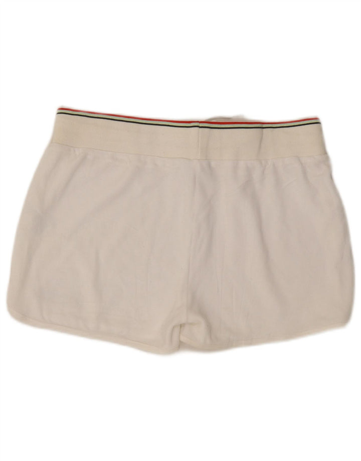 Pantaloncini sportivi da donna Ellesse UK 16 grandi cotone bianco