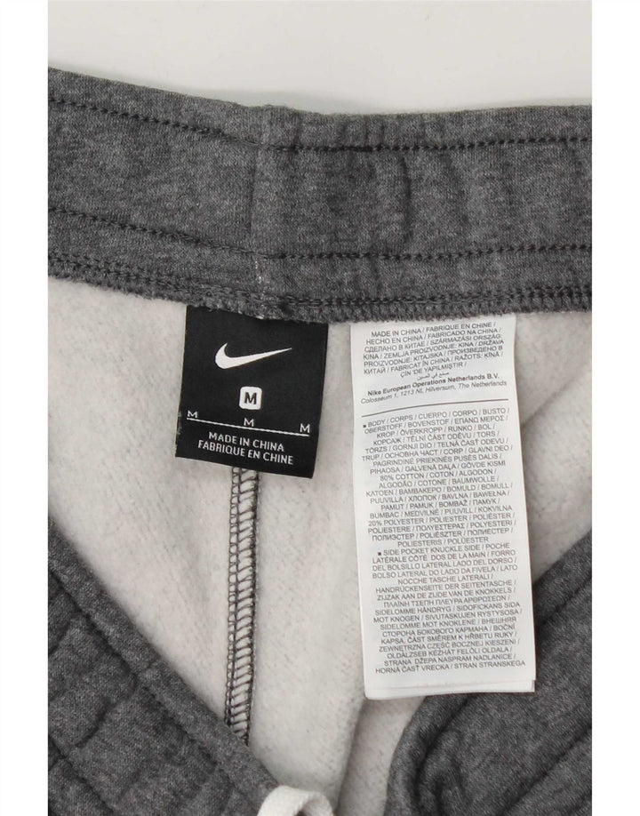 Pantaloncini sportivi Nike da uomo in cotone screziato grigio medio
