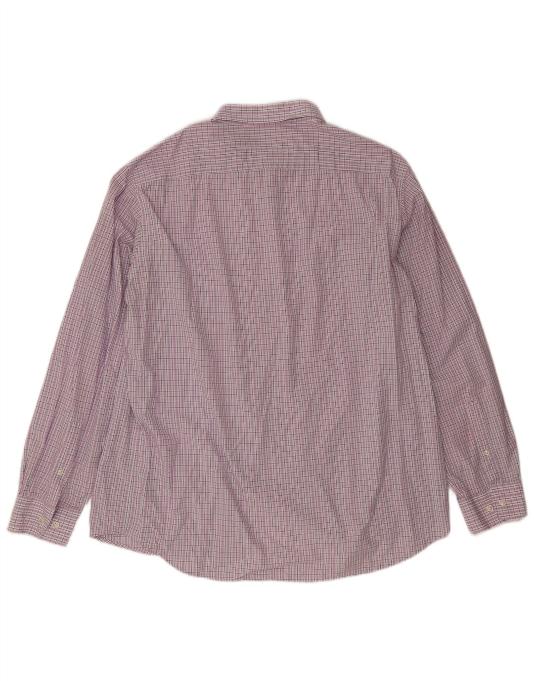 Camicia Carrera da uomo vestibilità regolare 3XL cotone a quadri viola