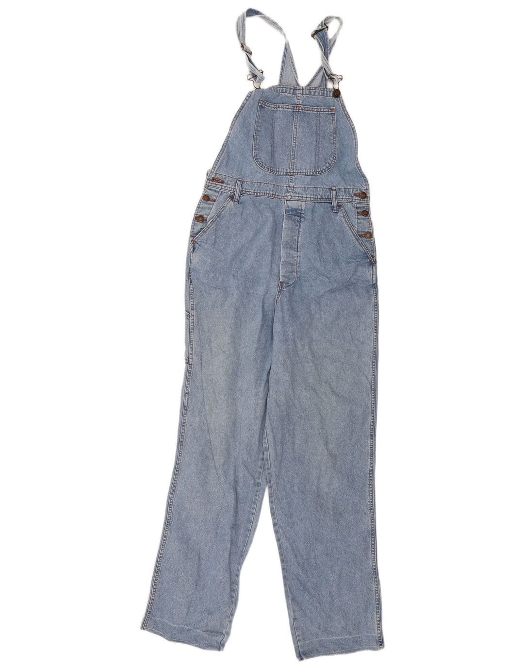 Salopette cargo da donna con zip Jeans W36 L29 Blu