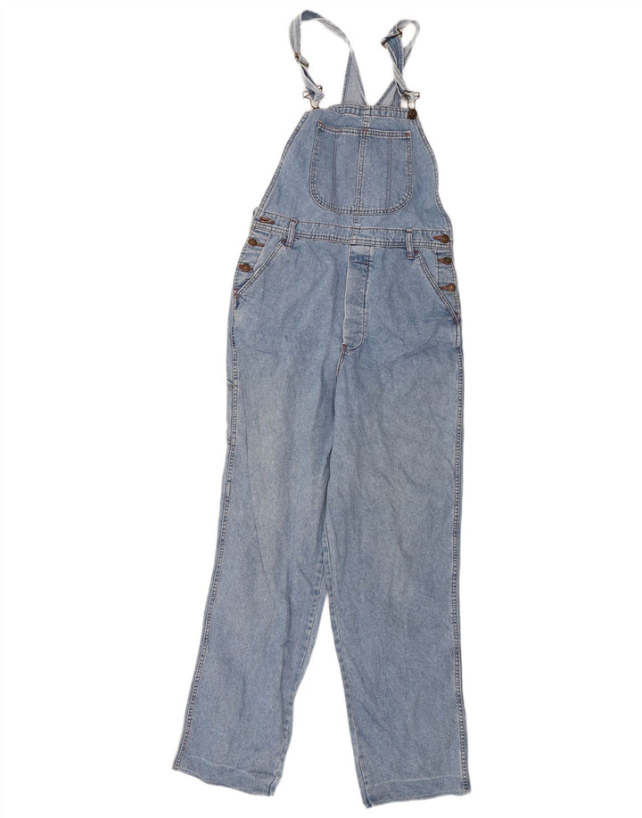 Salopette cargo da donna con zip Jeans W36 L29 Blu