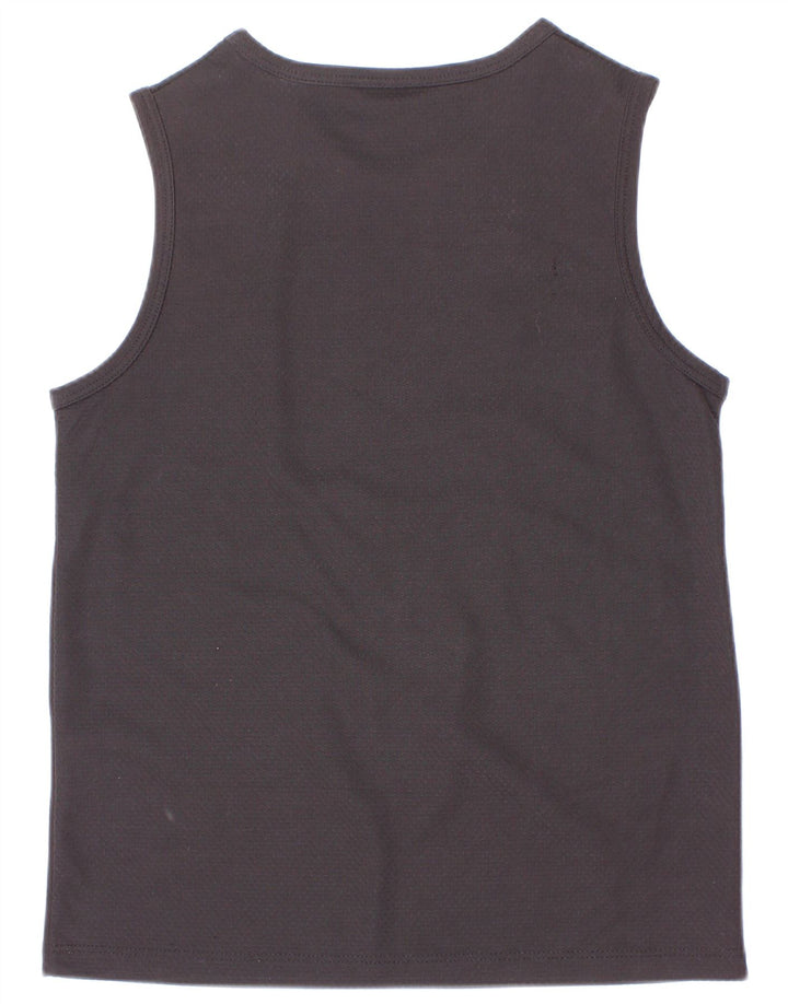 Pyrex Gilet grafico per ragazzi 10-11 anni Piccolo poliestere nero