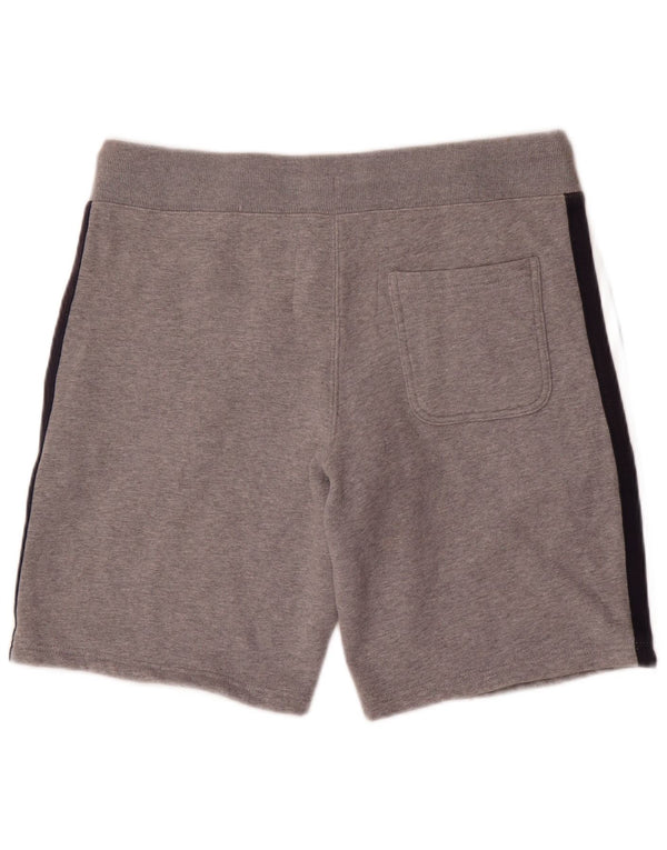 Jack Wills Pantaloncini sportivi con grafica da uomo Large Grigio Colourblock Cotton