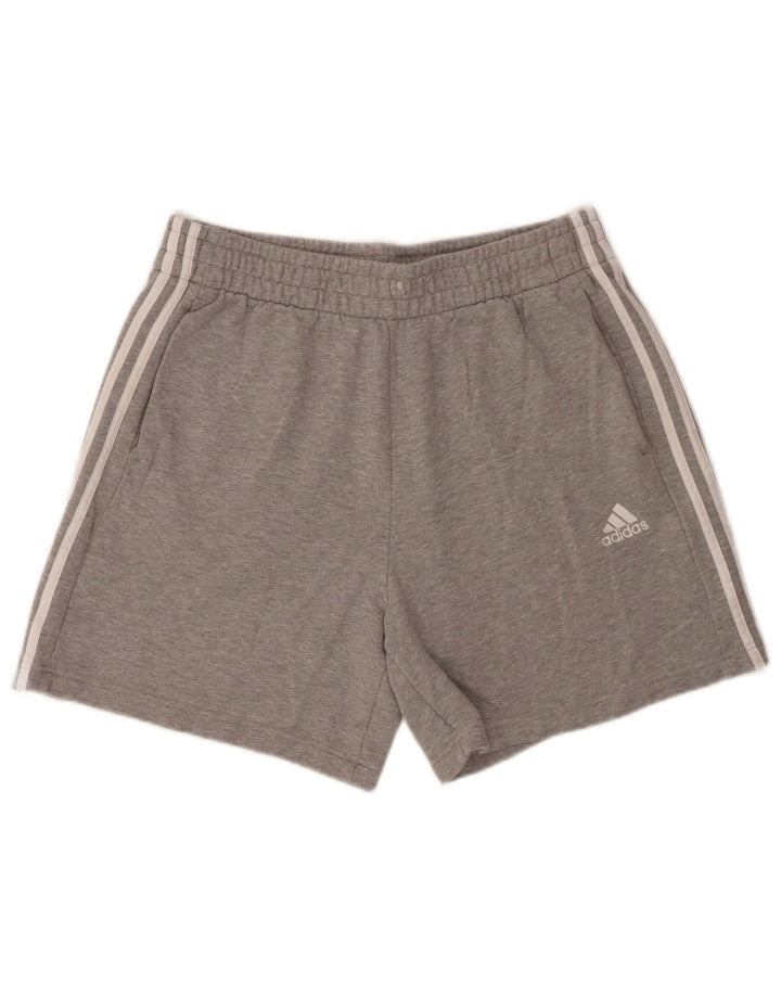Pantaloncini sportivi da uomo Adidas XL in cotone grigio