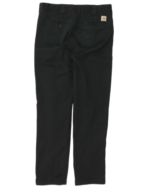 Pantaloni chino slim da uomo Carhartt W32 L34 cotone nero