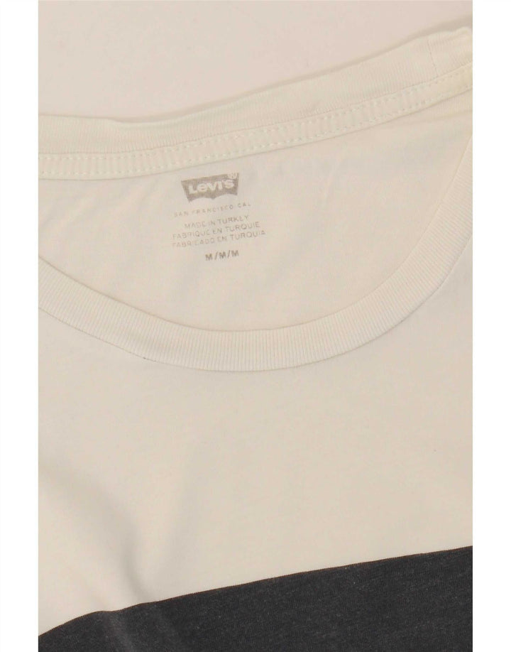 T-shirt grafica da donna Levi's Top UK 14 Medium White