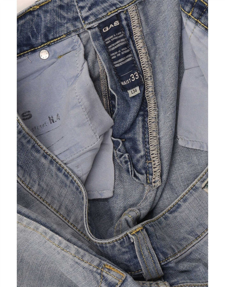 Jeans slim da uomo Gas W33 L34 Blu