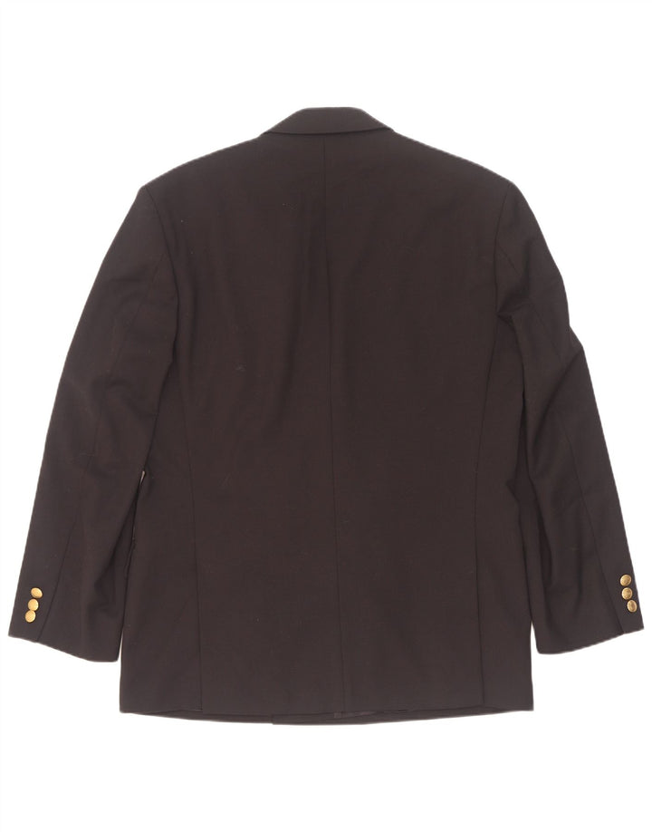 Giacca blazer doppiopetto da uomo Marks & Spencer UK 38 medio blu navy