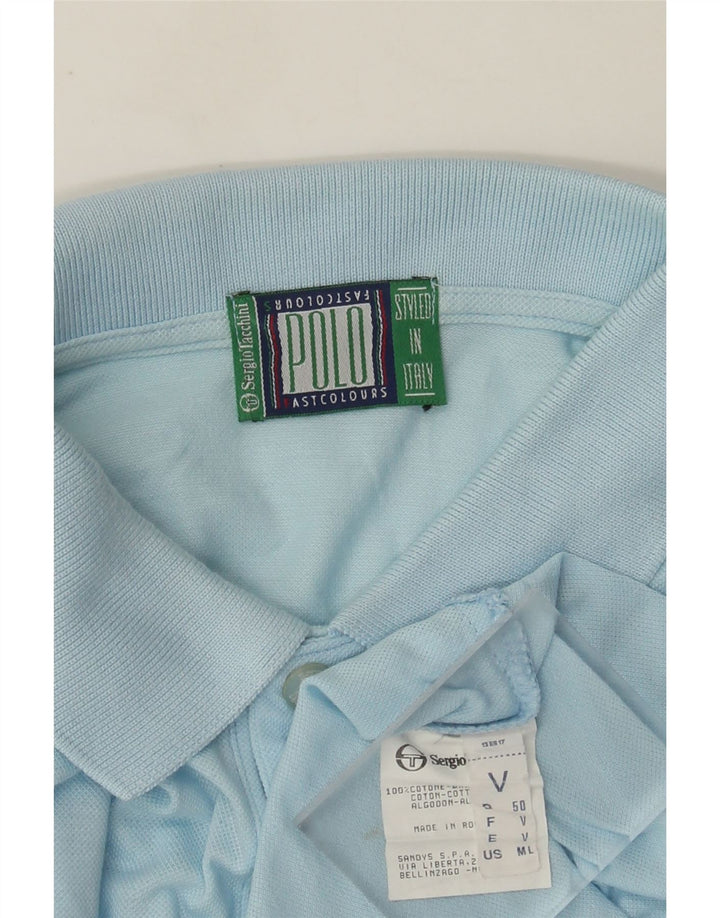 Polo Uomo Sergio Tacchini IT 50 Blu Medio Cotone