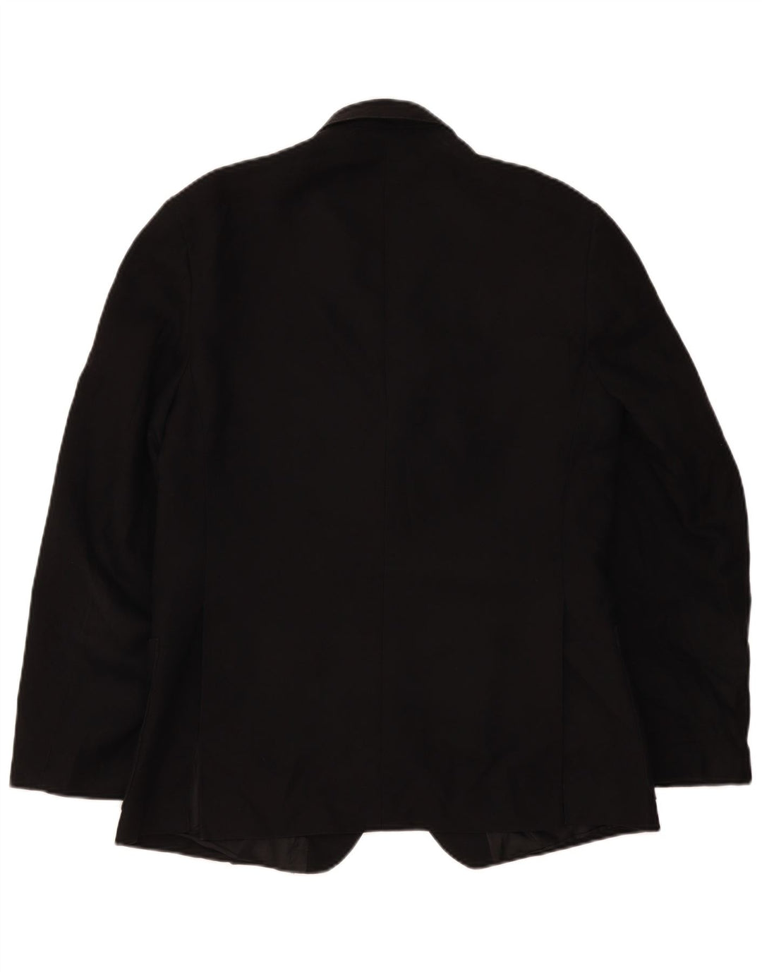 Giacca blazer vintage da uomo a 2 bottoni UK 38 poliestere nero medio