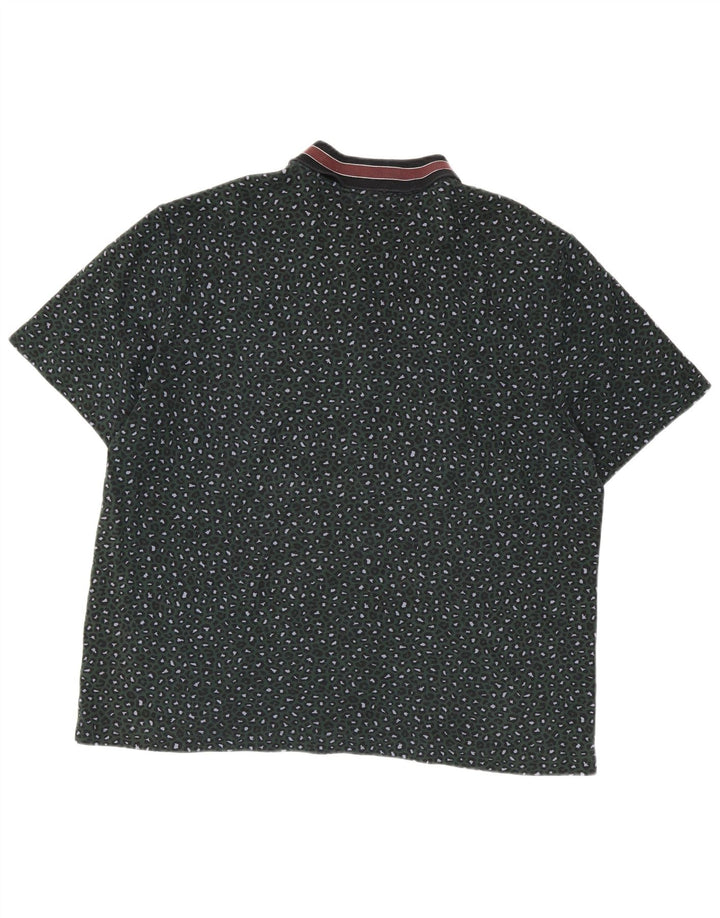 Polo da uomo Lacoste XL in cotone screziato verde