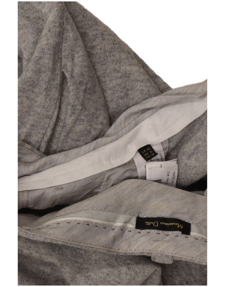 MASSIMO DUTTI Pantaloni corti da donna con pegging EU 42 Large W32 L25 Grigio