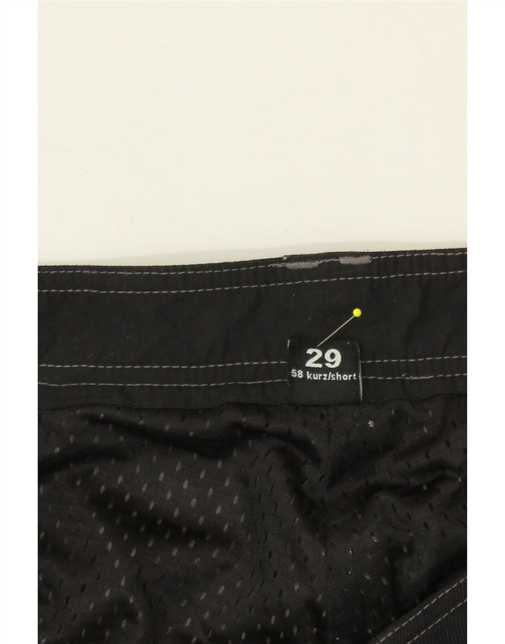 VINTAGE Mens Straight Casual Trousers W29 L31 Black Vintage Vintage and Second-Hand Vintage from Messina Hembry 