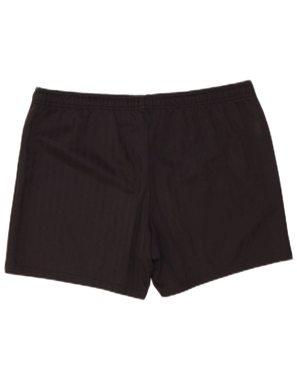 Pantaloncini sportivi da uomo Umbro grandi in poliestere gessato nero