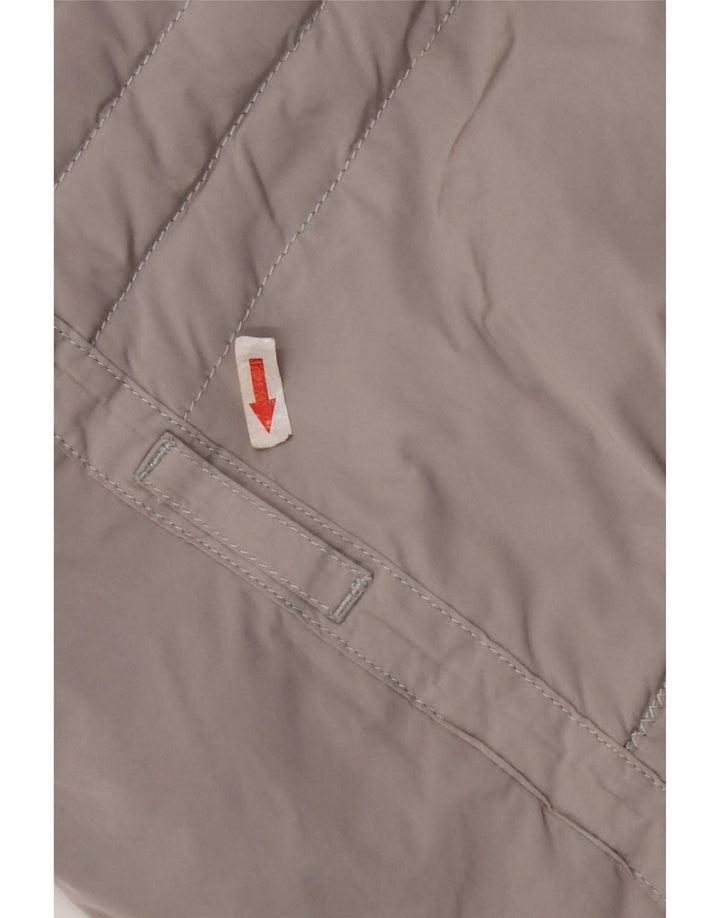 Giacca imbottita con cappuccio da donna Napapijri UK 10 Small Grigio Poliestere