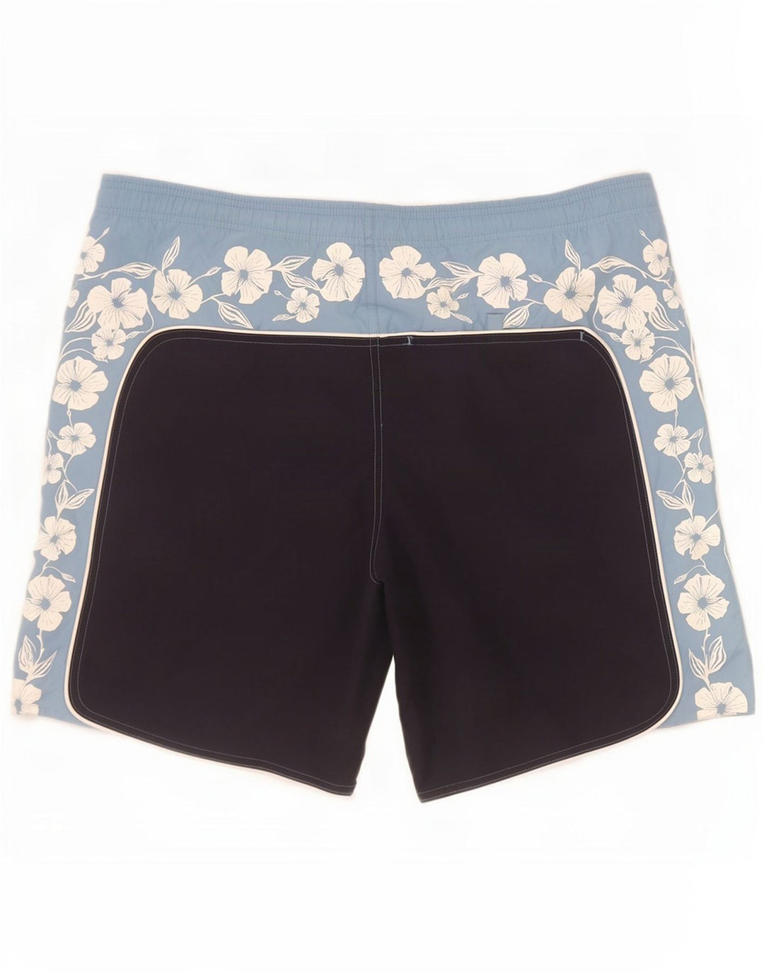 Pantaloncini da bagno da uomo Marks & Spencer medio poliestere floreale blu navy
