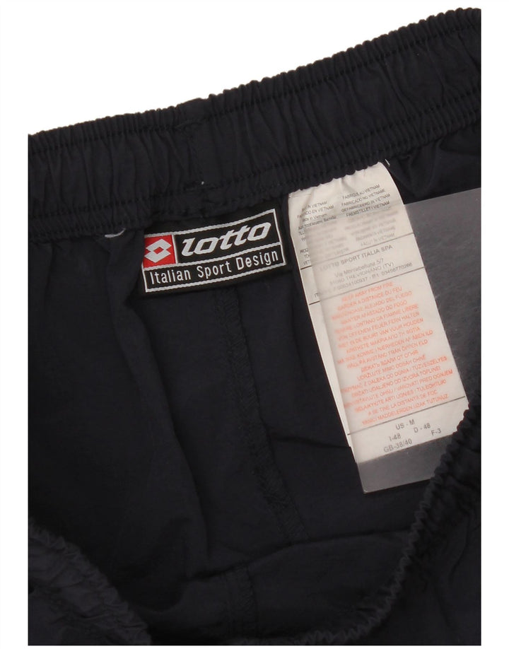 Pantaloncini sportivi da uomo Lotto medi in nylon blu navy