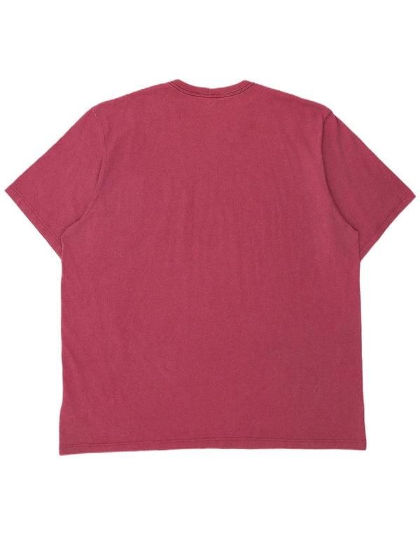 T-shirt alta da uomo Carhartt vestibilità ampia 3XL cotone rosa
