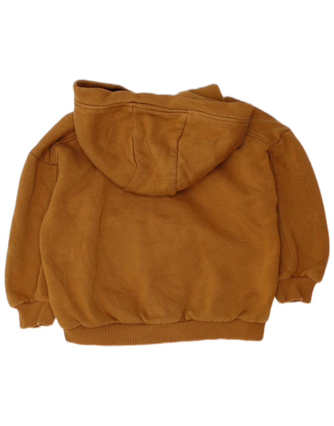 Maglione con cappuccio e zip ZARA per bambini 3-4 anni in cotone marrone