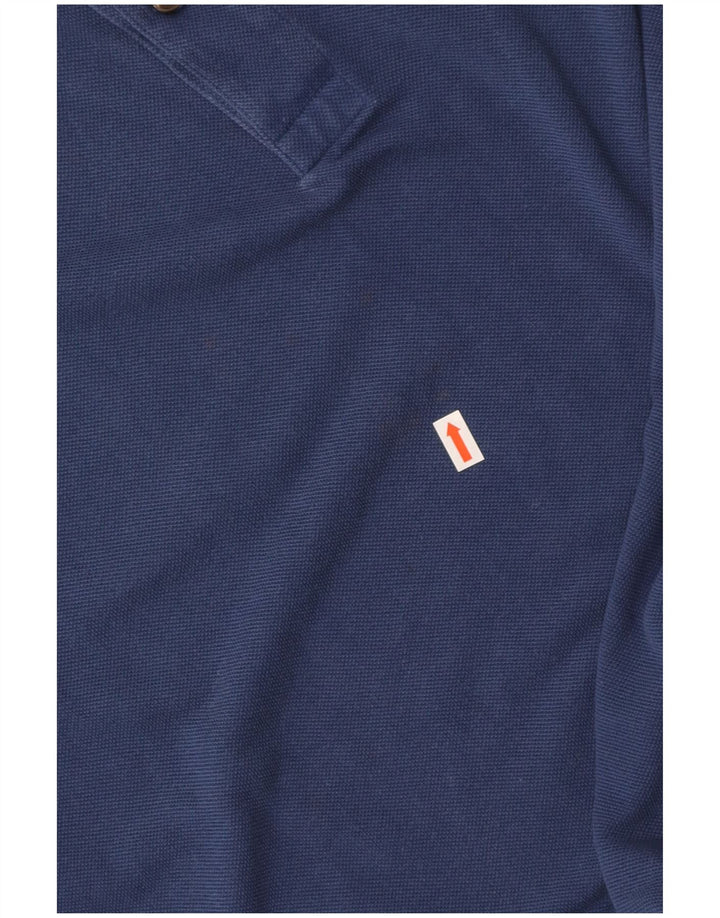 LACOSTE Mens Polo Shirt Size 7 2XL Navy Blue Cotton