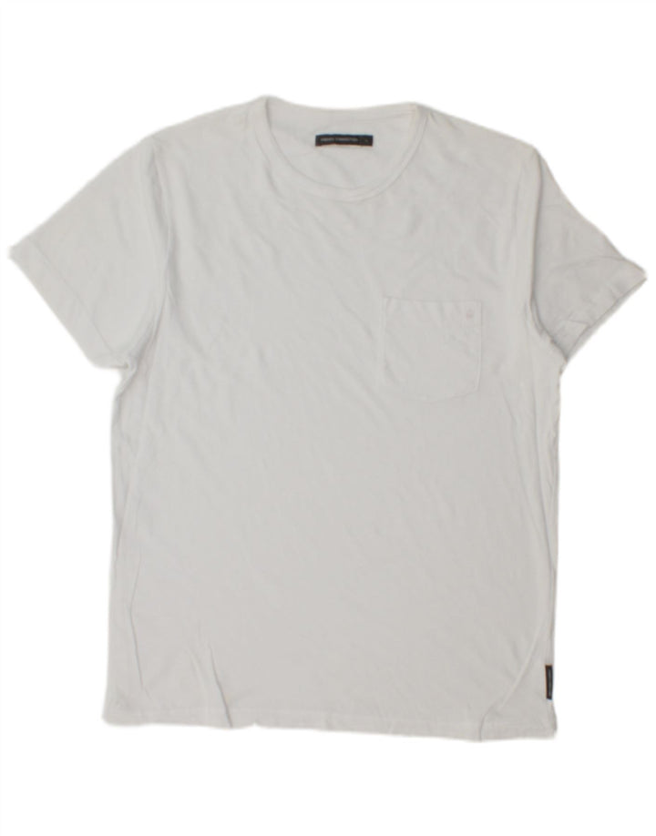 T-shirt da uomo FRENCH CONNECTION Top grande bianca