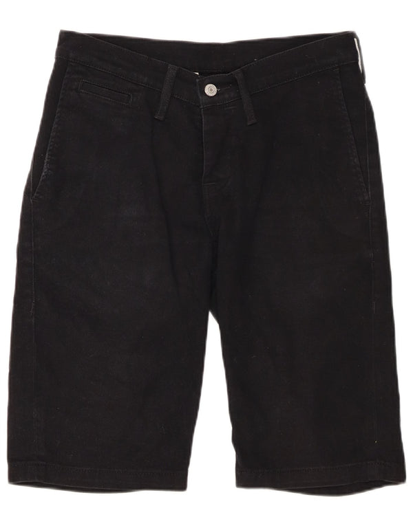 Pantaloncini di jeans da uomo Levi's W30 cotone nero medio
