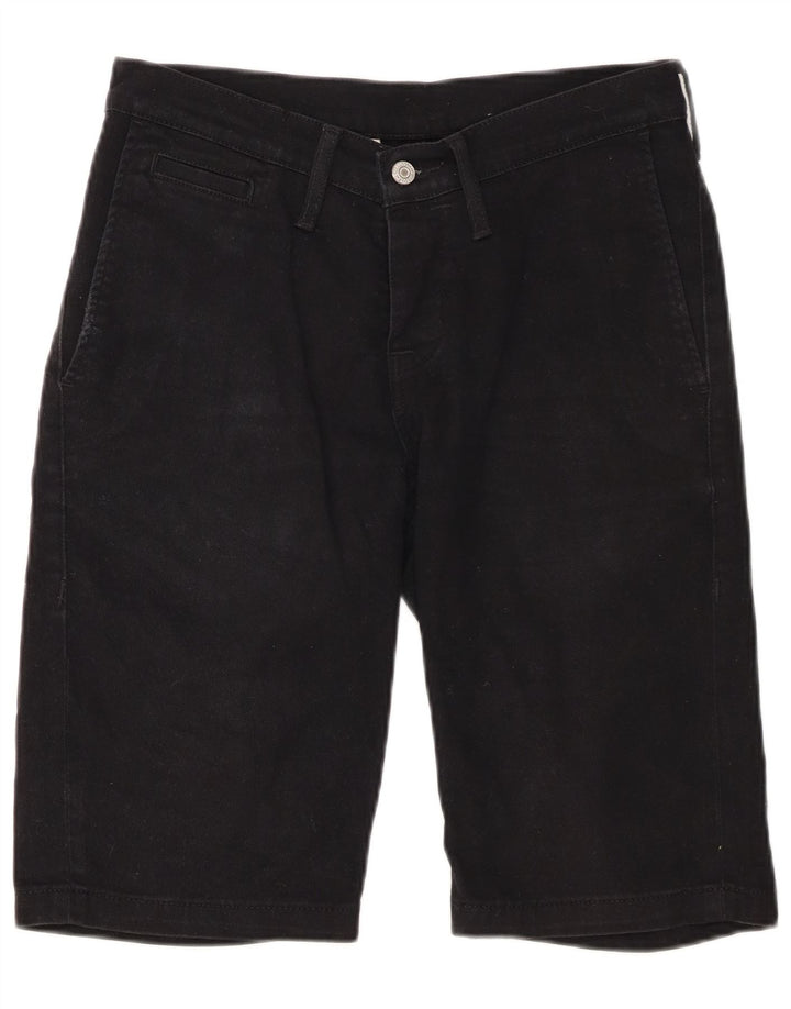 Pantaloncini di jeans da uomo Levi's W30 cotone nero medio