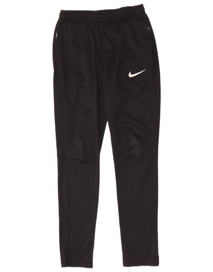Pantaloni da tuta Nike Dri Fit da uomo piccoli in poliestere nero