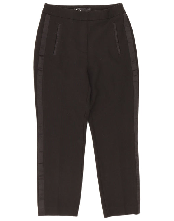 Pantaloni casual slim da donna Zara XS 24 L23 poliestere nero