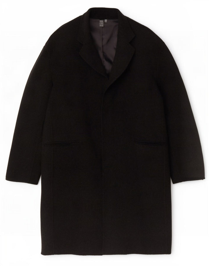 Cappotto da uomo Zara UK 38 lana nera media