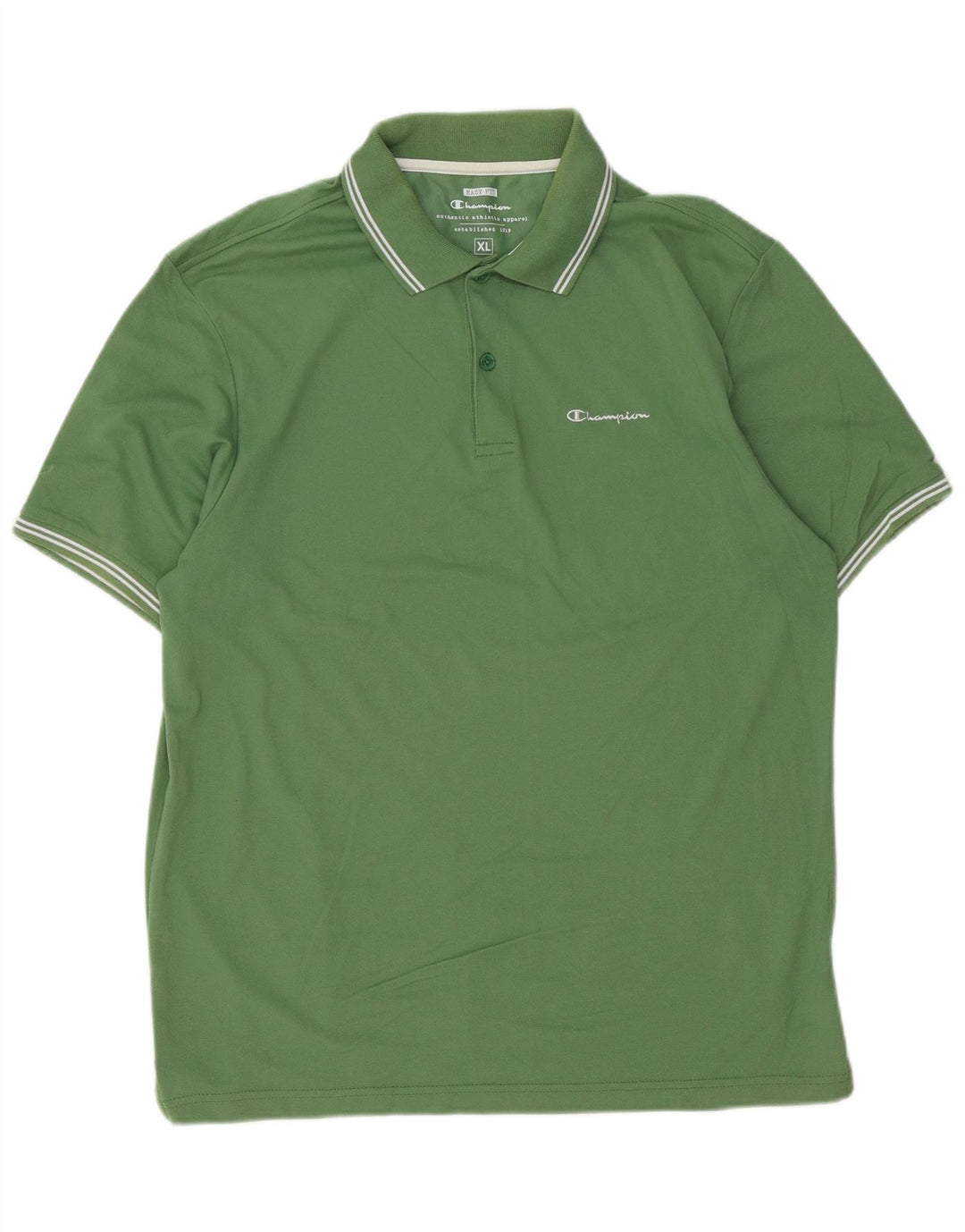 Polo da uomo Easy Fit CHAMPION XL in cotone verde