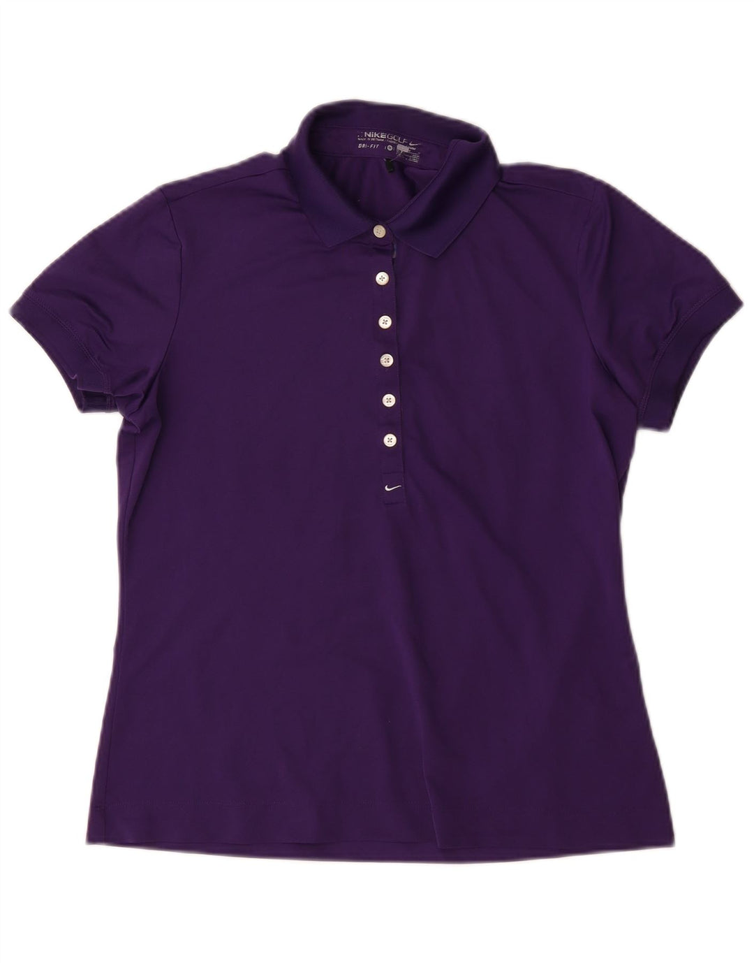 Polo Nike da donna Dri Fit UK 12/14 poliestere viola medio