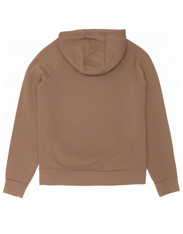 Felpa con cappuccio da uomo Nike Small in cotone marrone